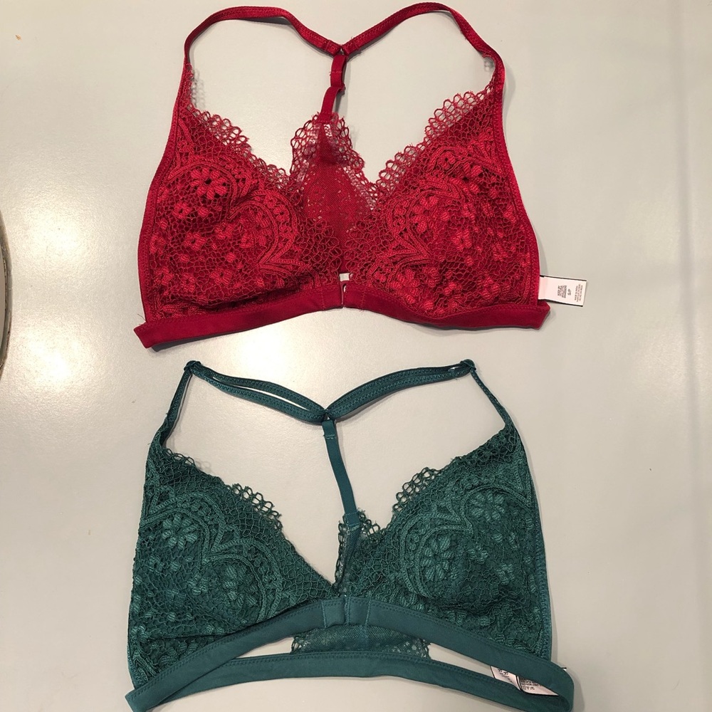 Victoria secrets lace bra bralette bundle!